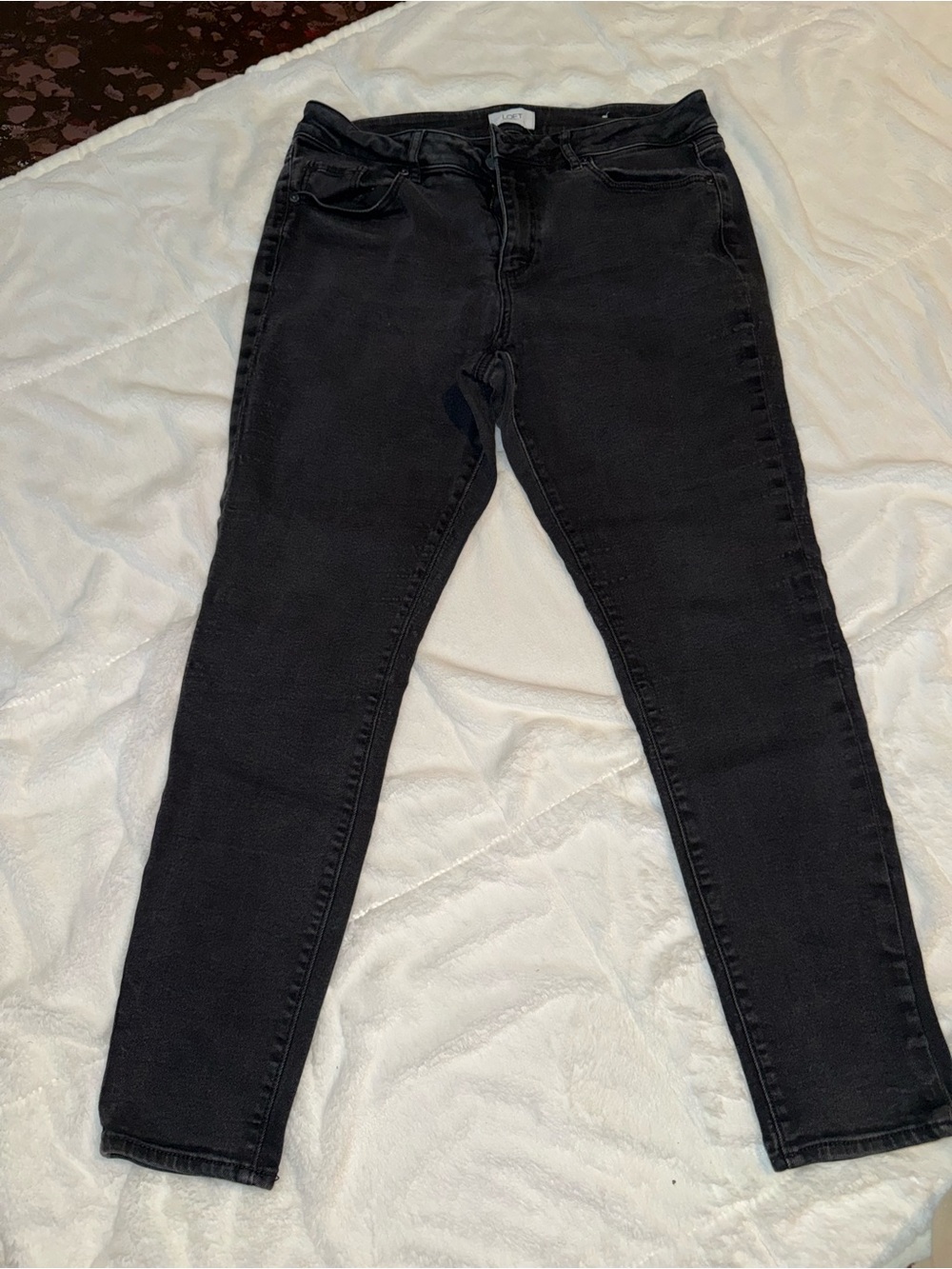 LOFT Black Skinny Jeans - Classic Slim Fit